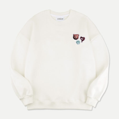 ★Ambler★ Over fit Sweatshirt Patch (AMM1105)
