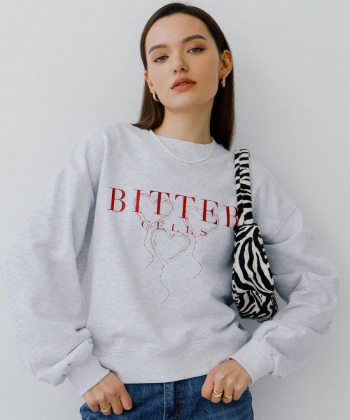 ★Bitter Cells★ Heart Balloon Sweat Shirt