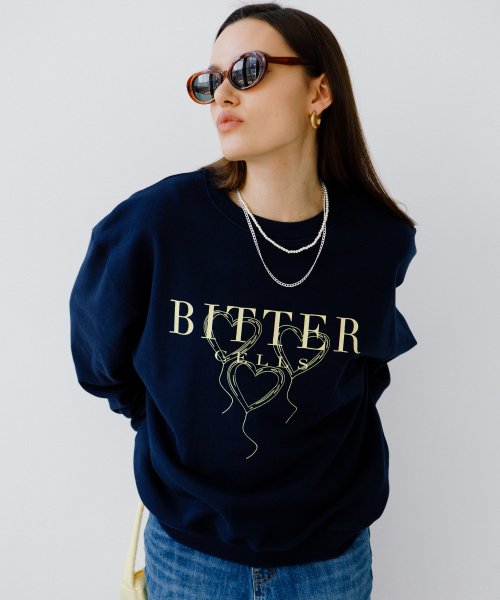 ★Bitter Cells★ Heart Balloon Sweat Shirt