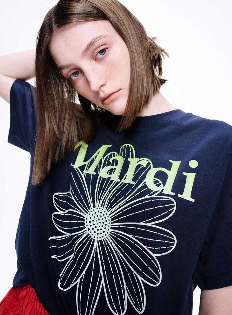 ★Mardi Mercredi★ T-shirt Flowermardi Gradation (6colors)