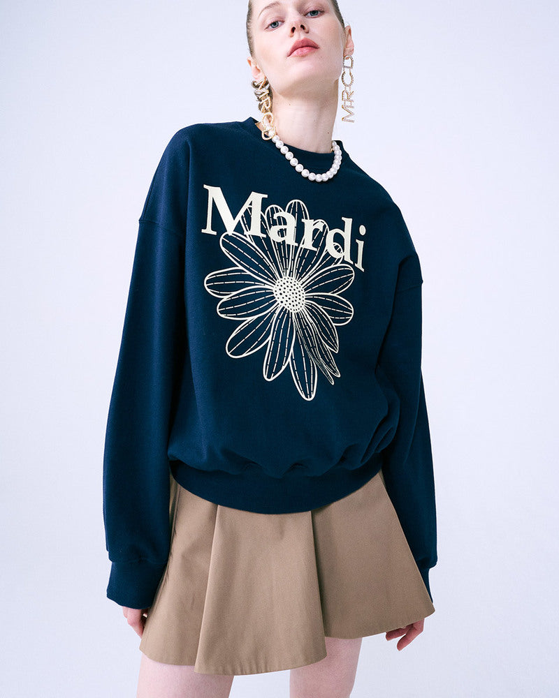 ★Mardi Mercredi★ Sweatshirt Flowermardi (22colors)