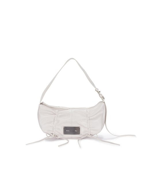 ★Matin Kim★ Half Shirring Ribbon Round Bag (3colors)