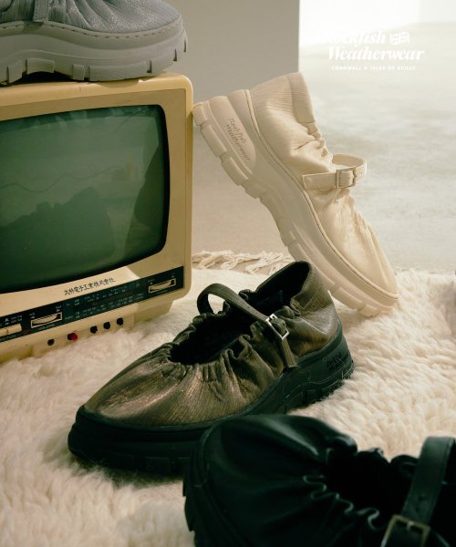 ★Rockfish★ Flatform Scrunch Maryjane