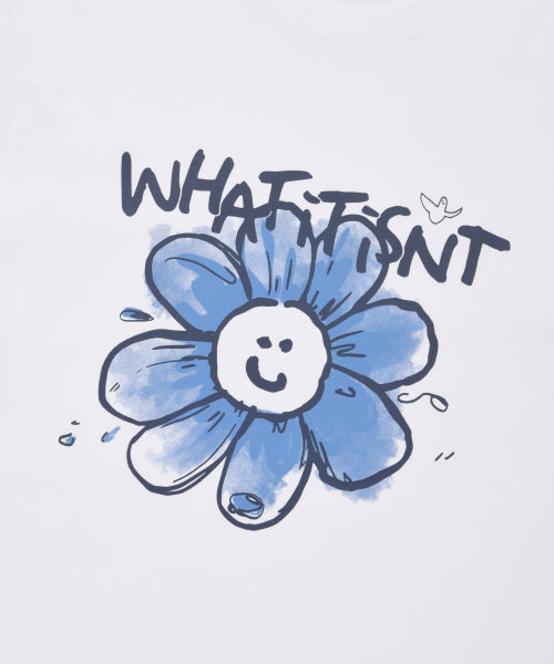 ★What it isNt★ Flory Graphic Half Sleeve T-shirt (2colors)