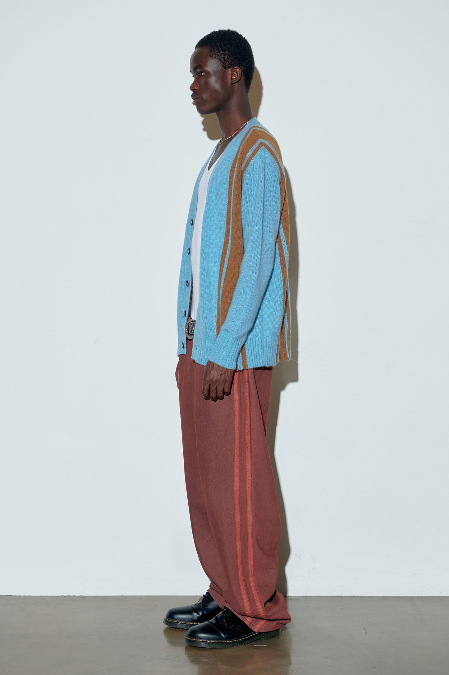 ★Sculptor★ Straight Line Denim Pants Brick