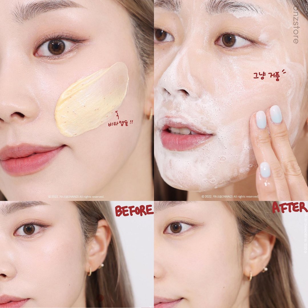 ★Milktouch★ Prunus Vita Capsule Cleansing Foam