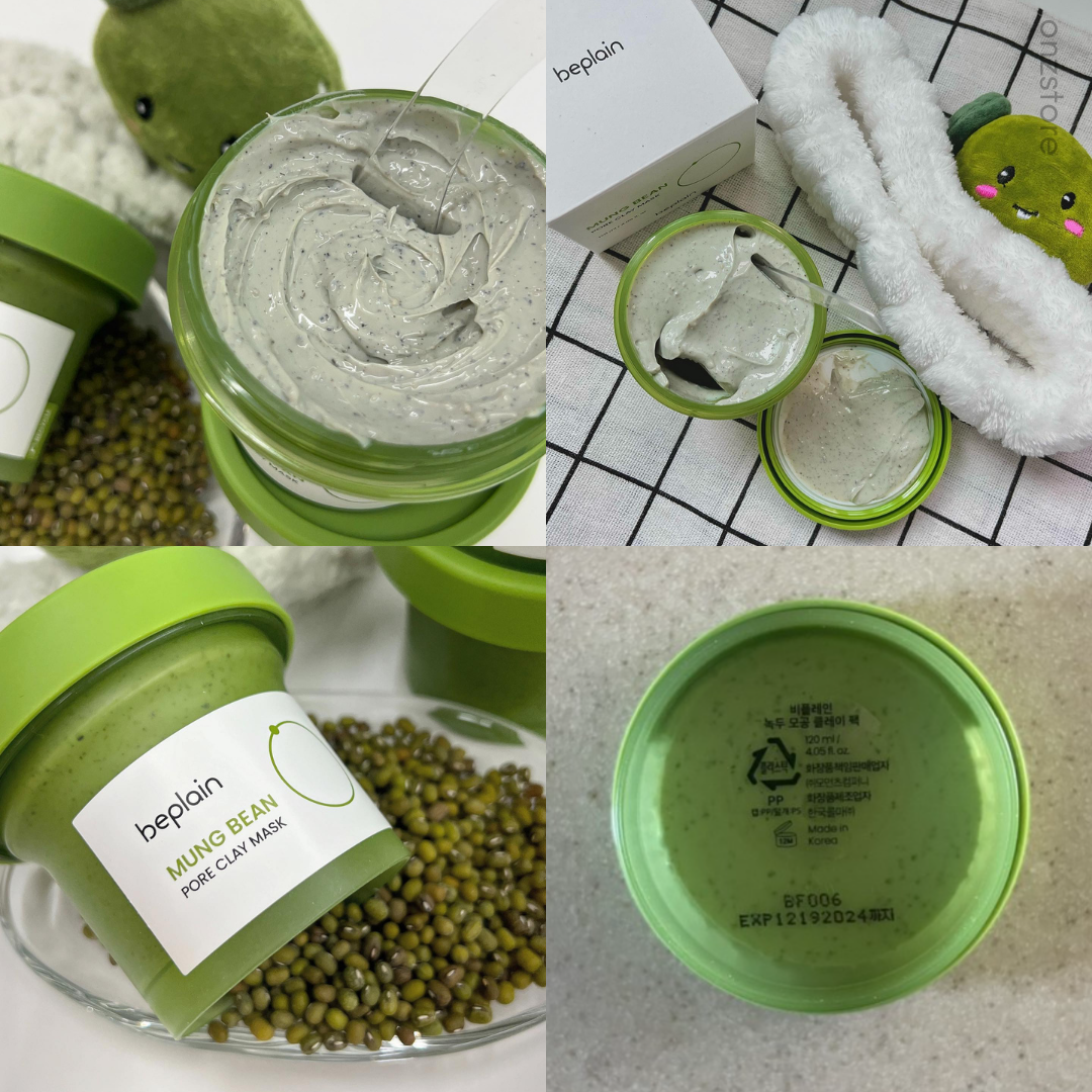 ★Be Plain★ Mung Bean Pore Clay Mask