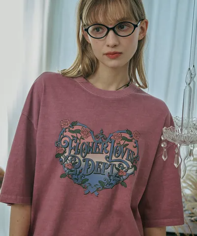 ★CPGN Studio★ Rose Dept Pigment T- Shirt (2colors)