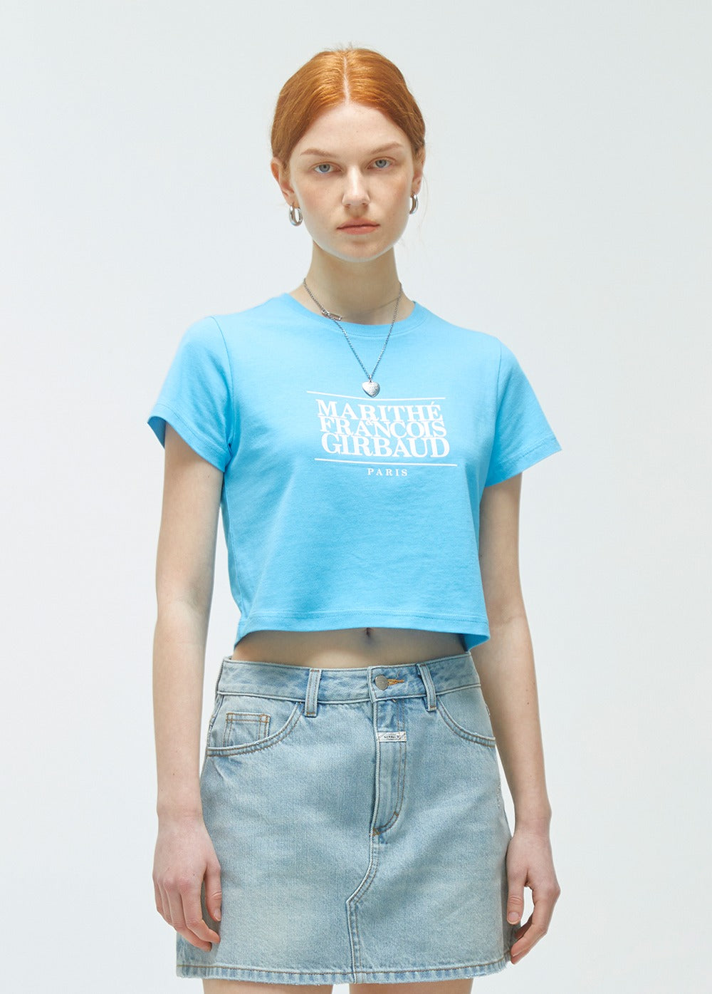 ★MFG★ W Classic Logo Crop Tee (4 Colors)