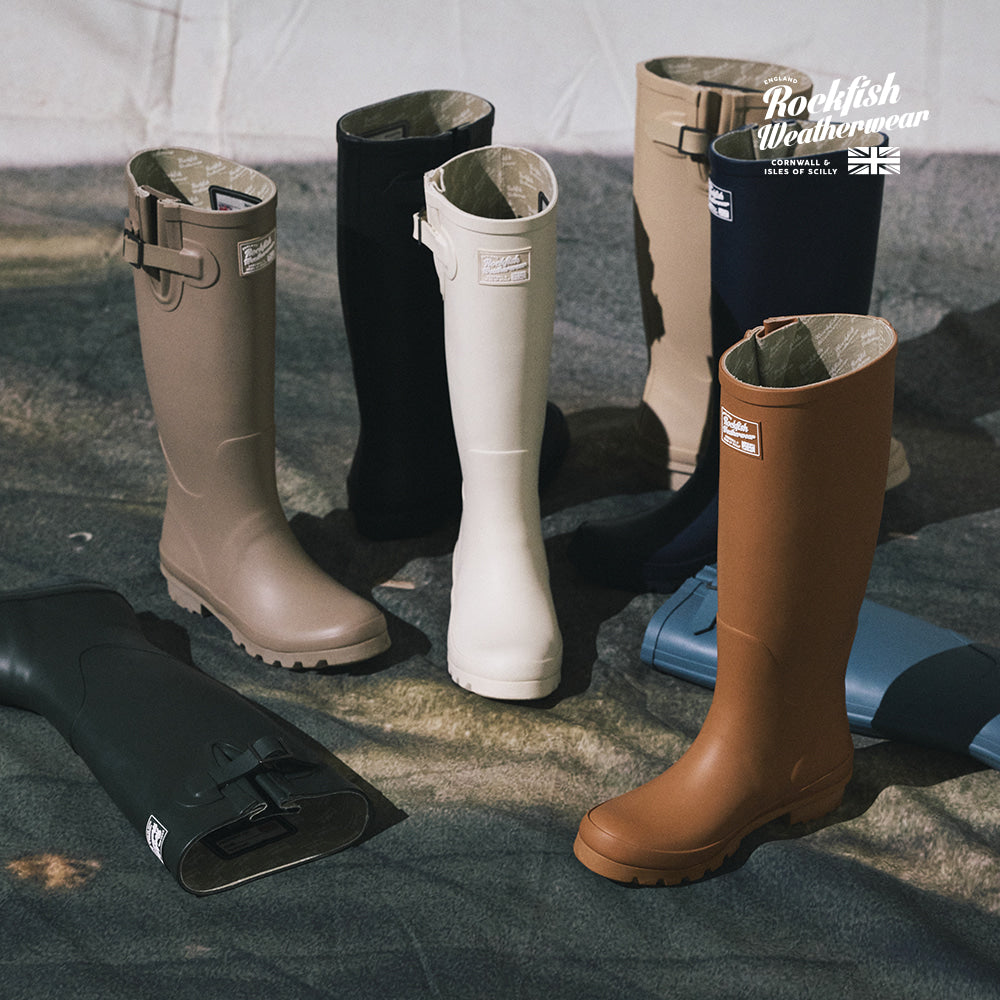 ★Rockfish★ Original Rain Boots Long (8 Colors)