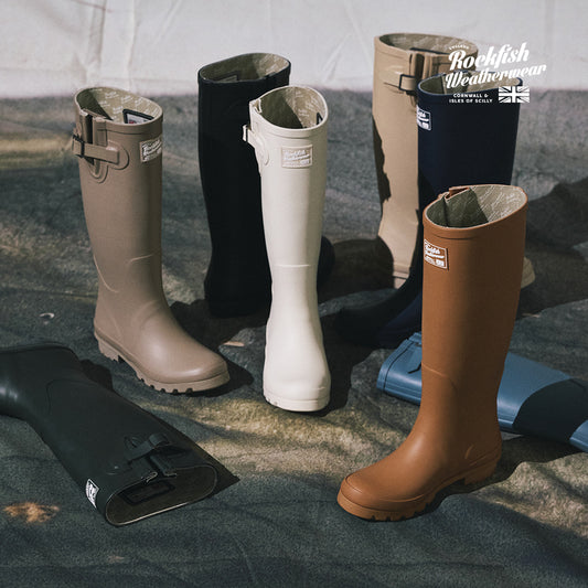 ★Rockfish★ Original Rain Boots Long (8 Colors)