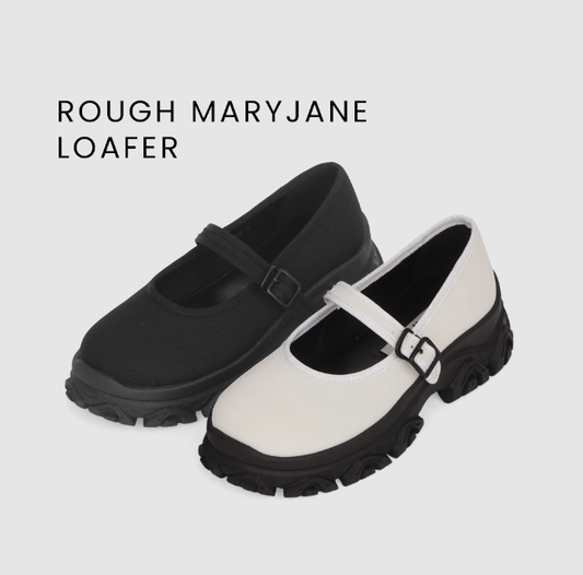 ★Att★ Rough Maryjane Loafer (2 Colors)