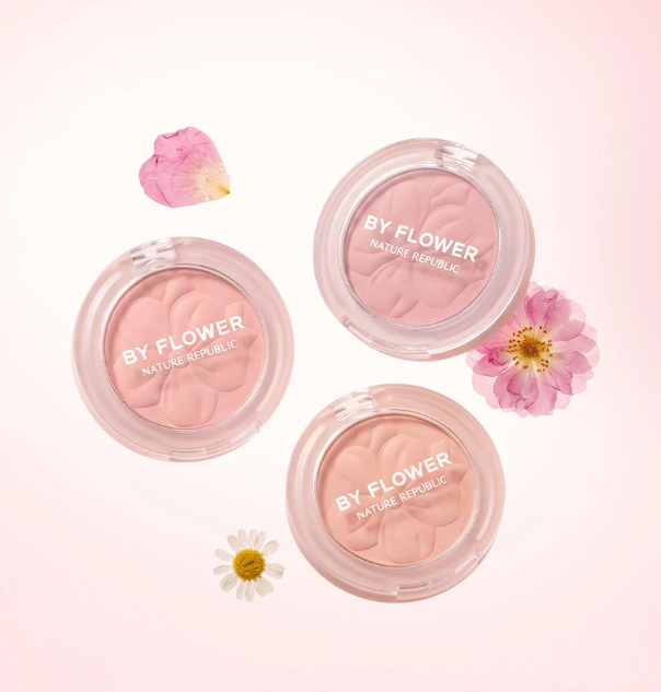 [Daiso]【Nature Republic】By Flower Cotton Blusher