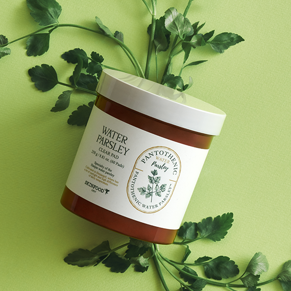 【Skinfood】Pantothenic Water Parsley Clear Pad