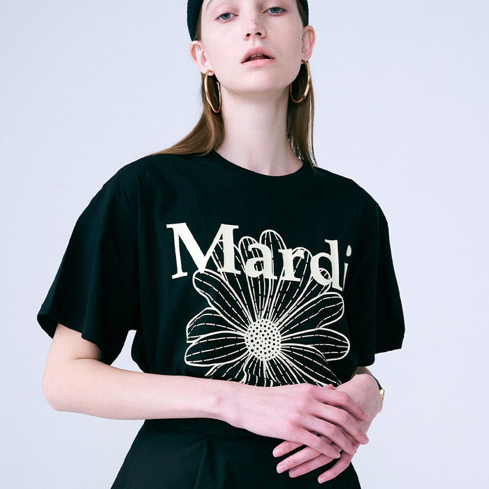 ★Mardi Mercredi★ T-shirt Flowermardi (10colors)