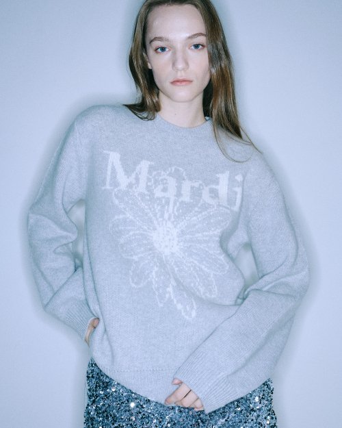 ★Mardi Mercredi★ Cashmere Blended Pullover Flowermardi (12colors)