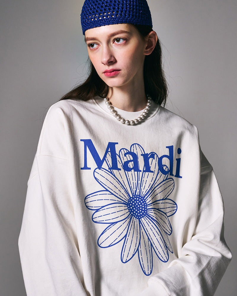 ★Mardi Mercredi★ Sweatshirt Flowermardi (22colors)