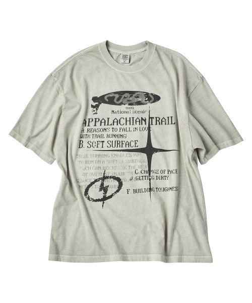 ★Travel★ Reason Trail Pigment Over Fit Tee (4colors)