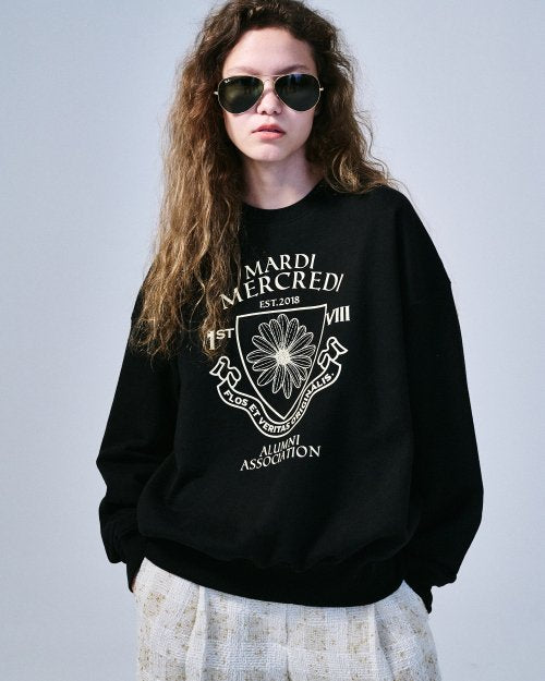 ★Mardi Mercredi★ Sweatshirt Alumni Emblem (4 Colors)