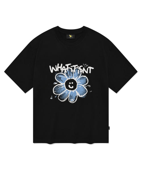 ★What it isNt★ Flory Graphic Half Sleeve T-shirt (2colors)