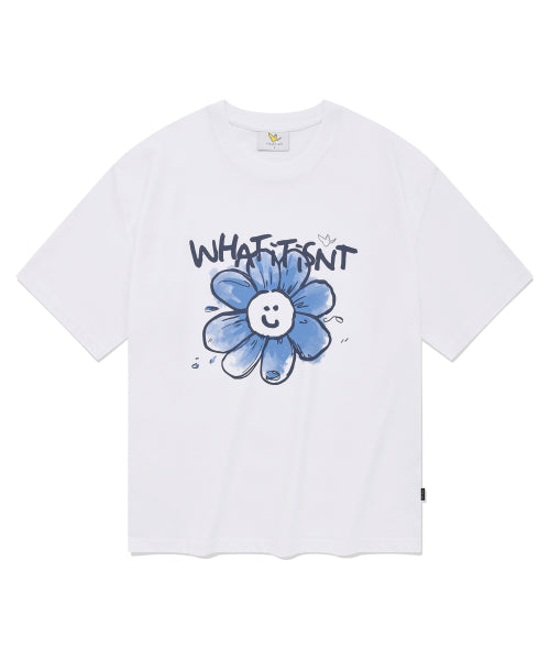 ★What it isNt★ Flory Graphic Half Sleeve T-shirt (2colors)