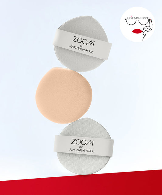 [Daiso]【Jung Saem Mool】Zoom Mini Tap Puff 3P