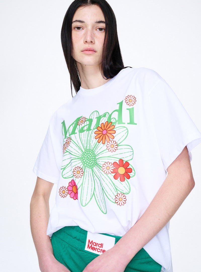 ★Mardi Mercredi★ T-shirt Flowermardi Blossom (6 Colors)