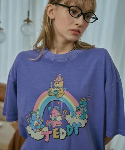 ★CPGN Studio★ Rain Teddy Pigment T- Shirt (3colors)