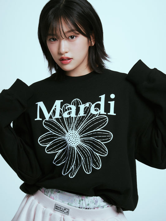 ★Mardi Mercredi★ Sweatshirt Flowermardi (22colors)