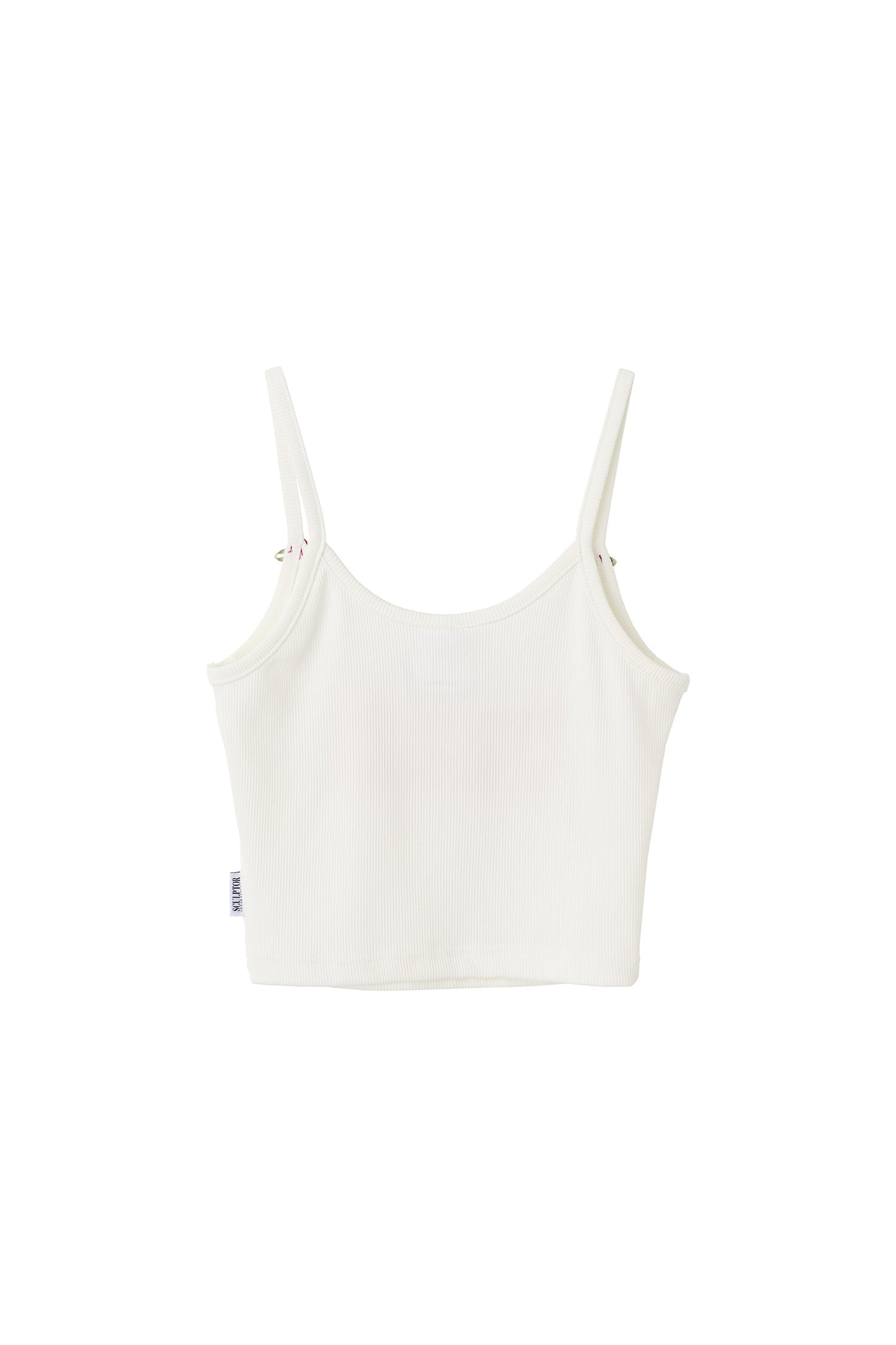 ★Sculptor★ Merry Drunk Sleeveless Top White