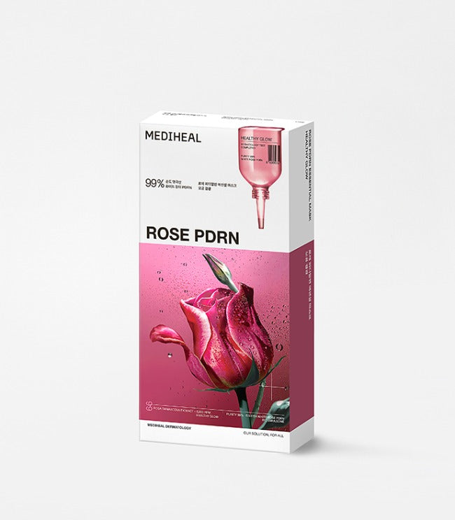 [10pcs]【Mediheal】Rose PDRN Essential Mask