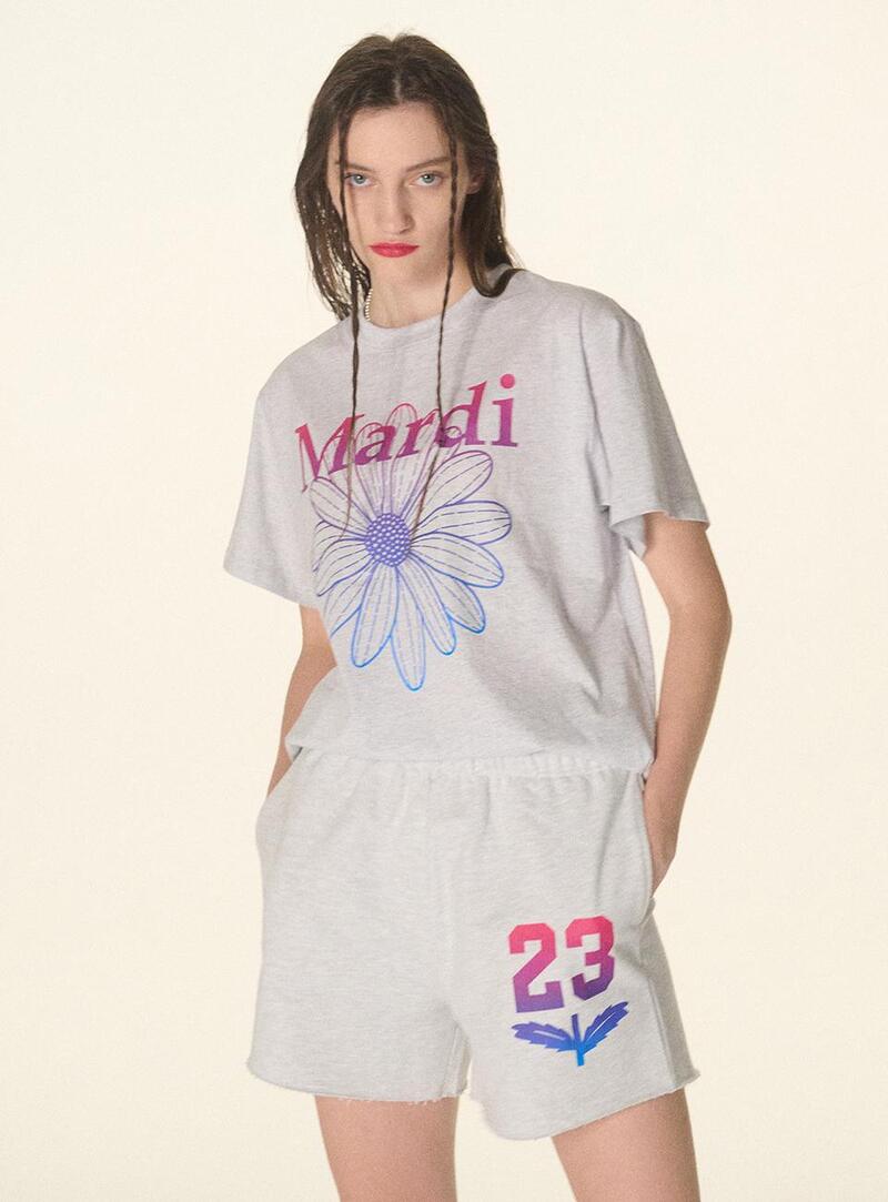 ★Mardi Mercredi★ T-shirt Flowermardi Gradation (6colors)