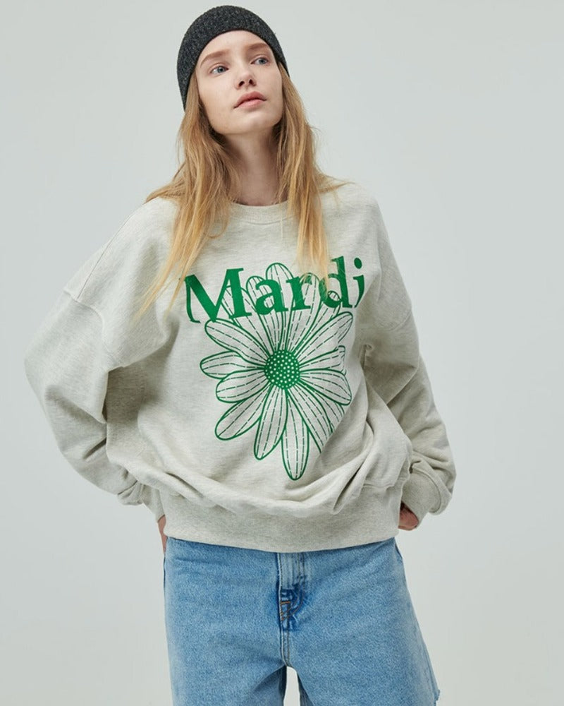 ★Mardi Mercredi★ Sweatshirt Flowermardi (22colors)