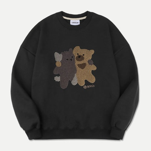 ★Ambler★ Over fit Sweatshirt Shoulder-to-shoulder (AMM1112)