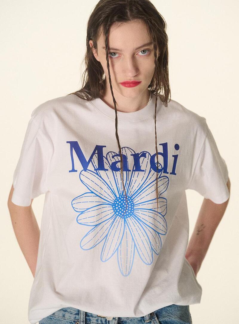 ★Mardi Mercredi★ T-shirt Flowermardi Gradation (6colors)