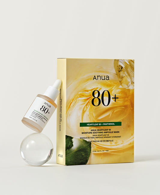 【Auna】Heartleaf 80 Moisture Soothing Ampoule Mask
