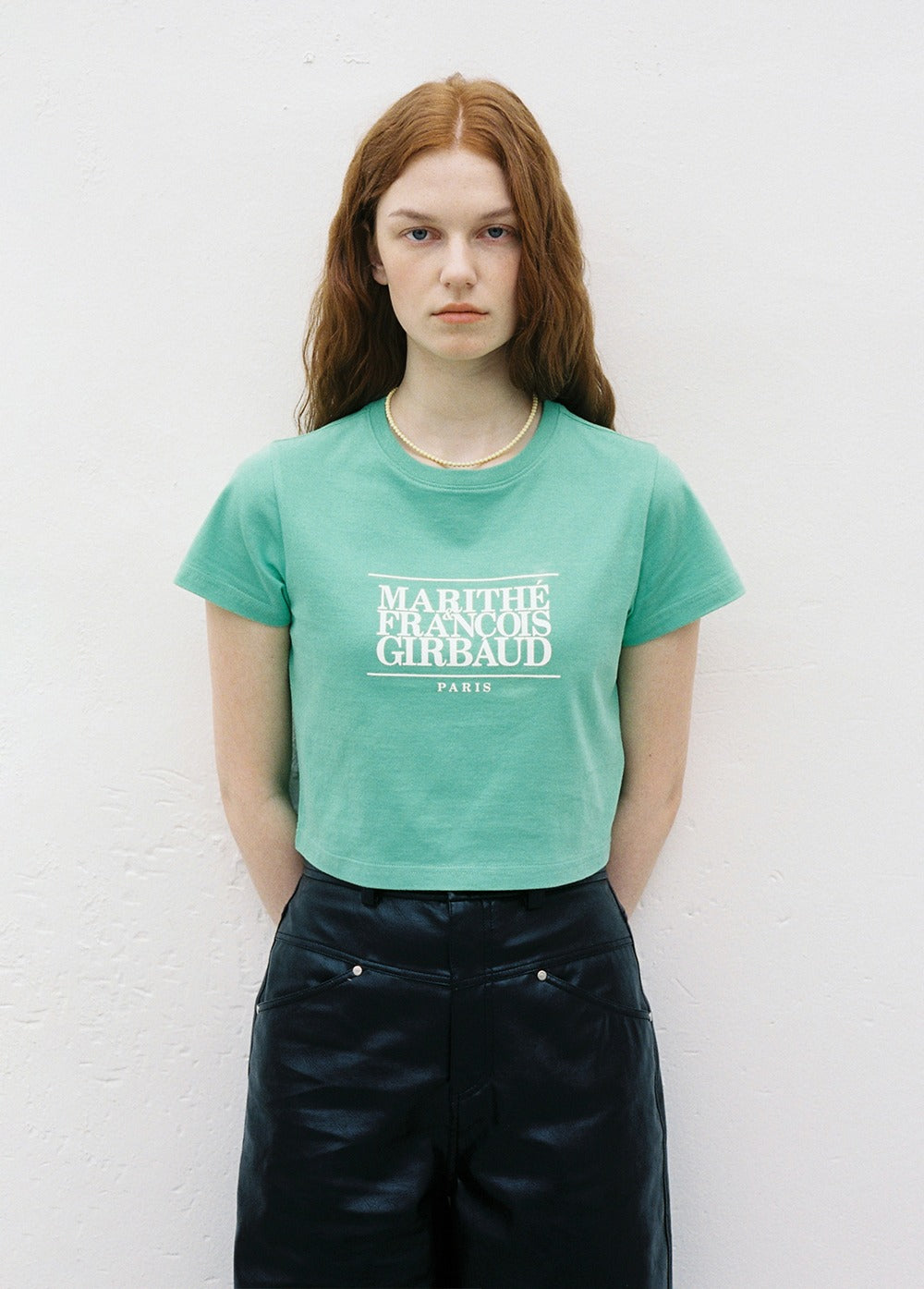 ★MFG★ W Classic Logo Crop Tee (4 Colors)