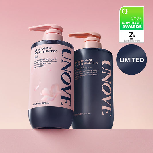 [2pcs][Limited]【Unove】Deep Damage Repair Shampoo
