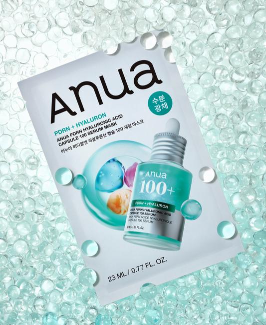 [6pcs]【Anua】PDRN Hyaluronic Acid Capsule 100 Serum Mask