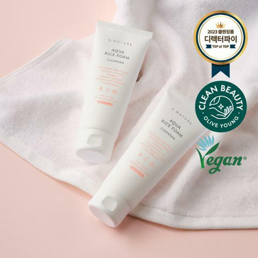 ★Snature★ Aqua Rice Foam Cleanser