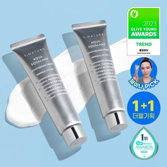 [Set] [1+1]【Snature】Squalane Moisturizing Cream