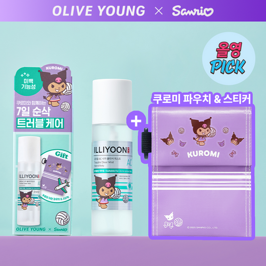 [Limited]【Illiyoon】Cica Clear Body Mist (Sanrio)