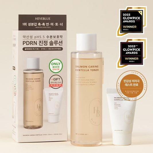 [Set]【Heveblue】Salmon Caring Centella Toner