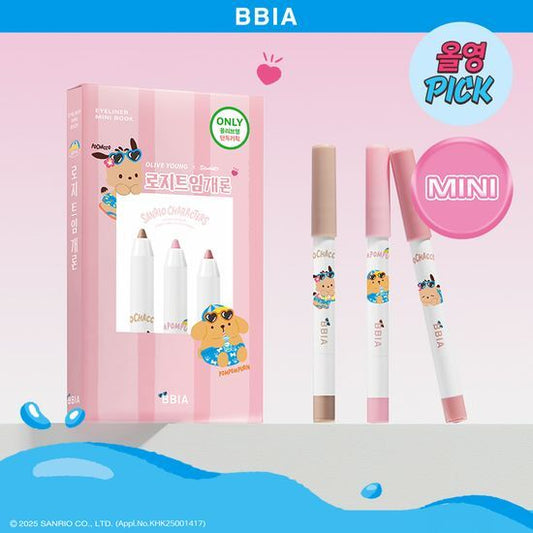 [Limited][1+1]【Bbia】Last Auto Gel Eyeliner Mini Book (Sanrio)