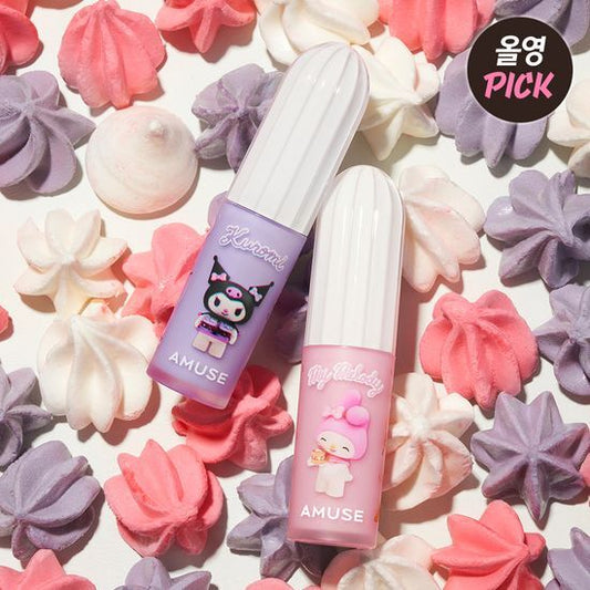 [Set][Limited]【Amuse】Powder Velvet Tint (My Melody & Kuromi)
