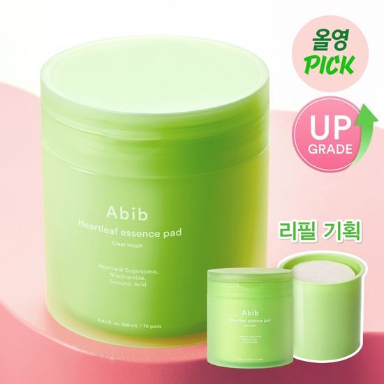 [Refill]【Abib】Heartleaf Essence Pad