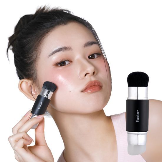 ★Studio17★ Dual Silicone Blush Brush