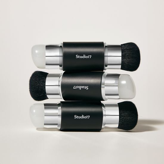 ★Studio17★ Dual Silicone Blush Brush