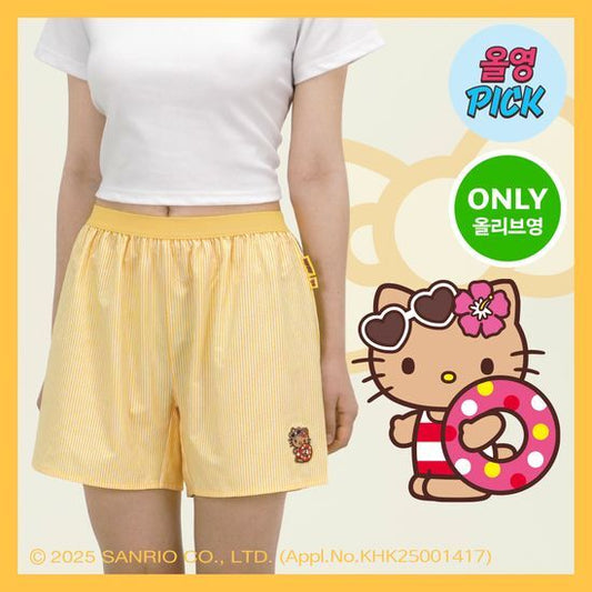 [Limited]【Nareun】Sanrio Characters Sheersucker Trunk