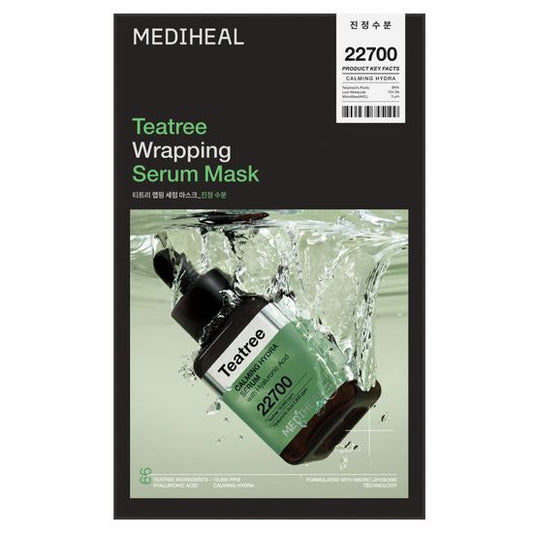 [10pcs]【Mediheal】Teatree Wrapping Serum Mask